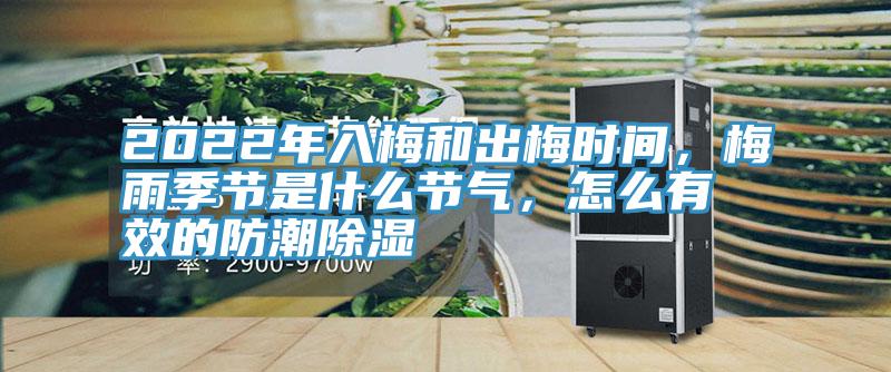 2022年入梅和出梅時(shí)間,梅雨季節(jié)是什么節(jié)氣,怎么有效的防潮除濕