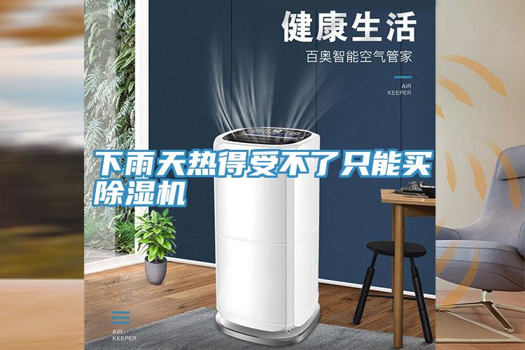 下雨天熱得受不了只能買(mǎi)除濕機(jī)