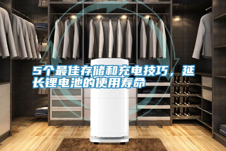 5個最佳存儲和充電技巧,延長鋰電池的使用壽命