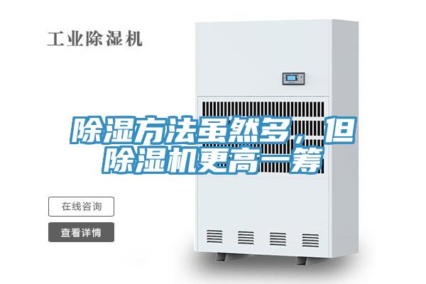 除濕方法雖然多，但除濕機更高一籌