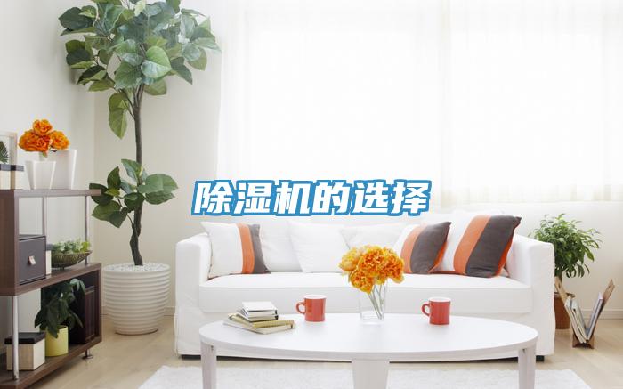 除濕機(jī)的選擇