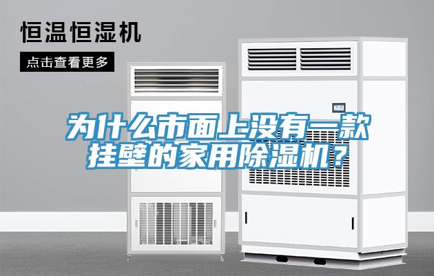 為什么市面上沒有一款掛壁的家用除濕機？