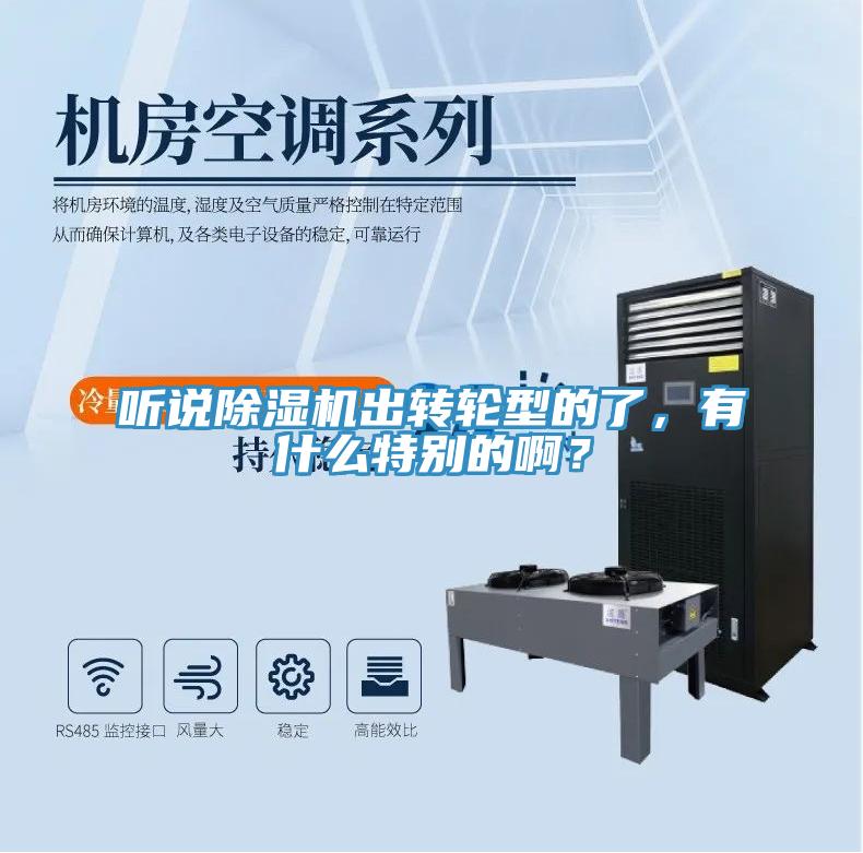 聽說除濕機出轉輪型的了，有什么特別的??？