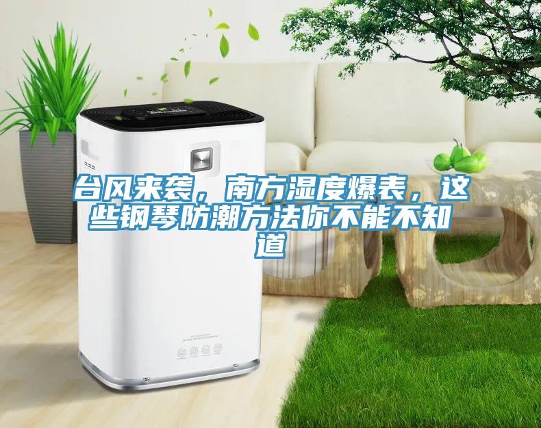 臺(tái)風(fēng)來襲，南方濕度爆表，這些鋼琴防潮方法你不能不知道