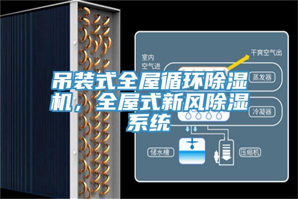 吊裝式全屋循環除濕機，全屋式新風除濕系統