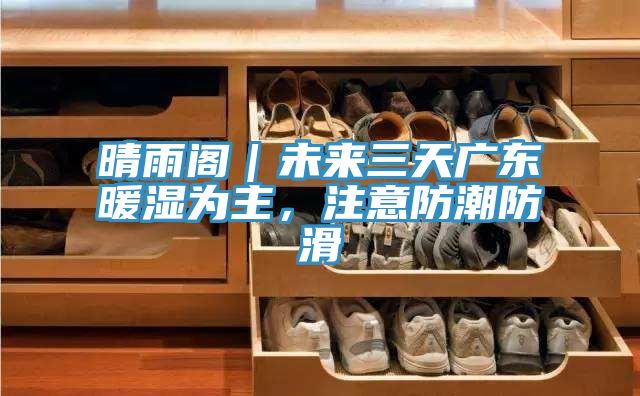 晴雨閣｜未來三天廣東暖濕為主，注意防潮防滑