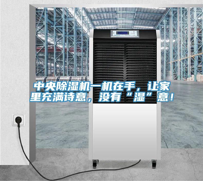 中央除濕機(jī)一機(jī)在手，讓家里充滿詩(shī)意，沒(méi)有“濕”意！