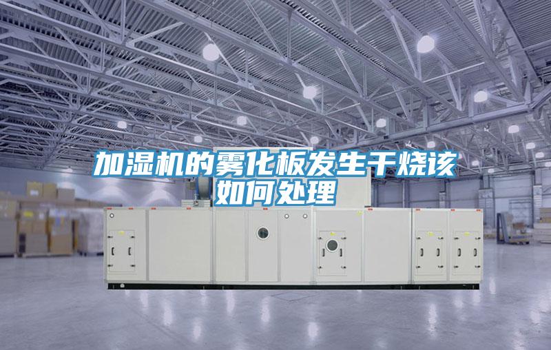 加濕機的霧化板發生干燒該如何處理